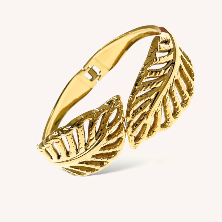 Rigid bracelet in steel Fog lie
