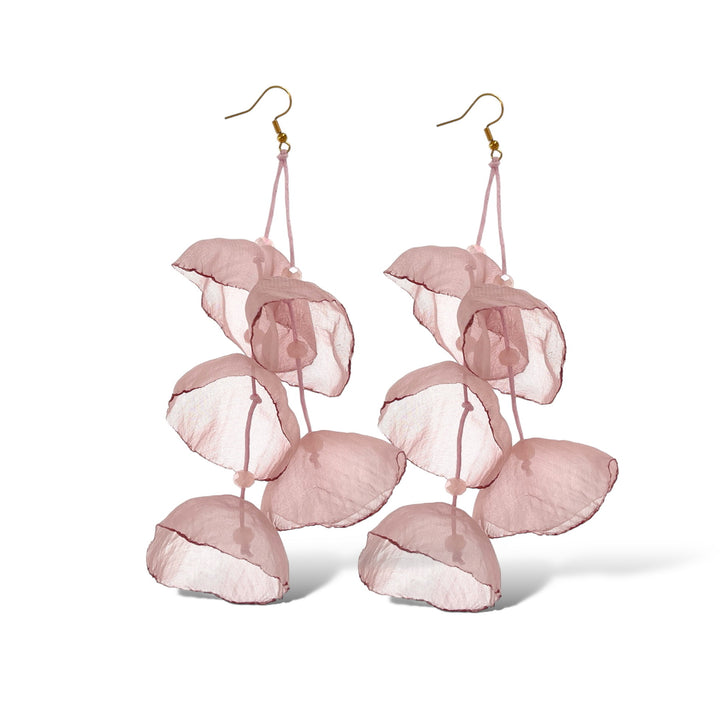 petals Flower-Fashion Steel Earrings