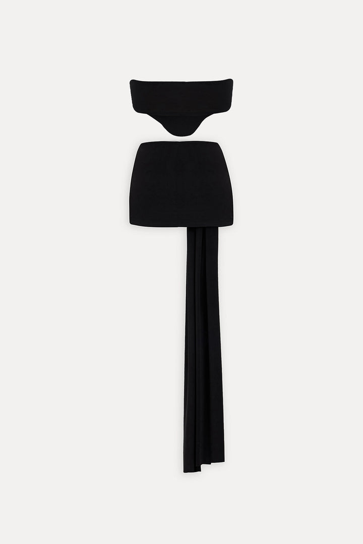 Skirted Suit - Black