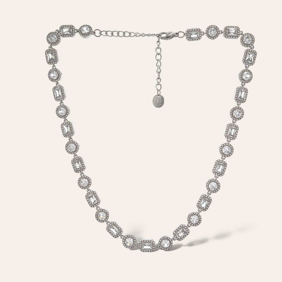 Tennis - Short Steel Necklace