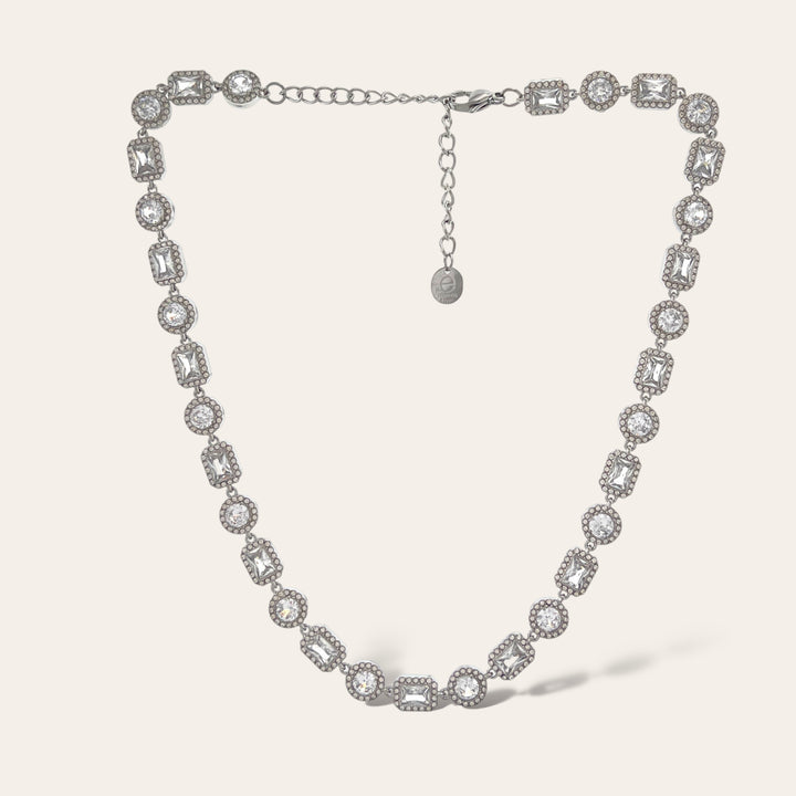 Tennis - Short Steel Necklace