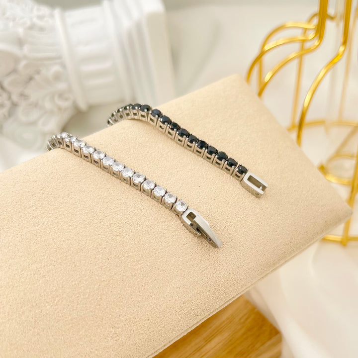 Steel Tennis Bracelet