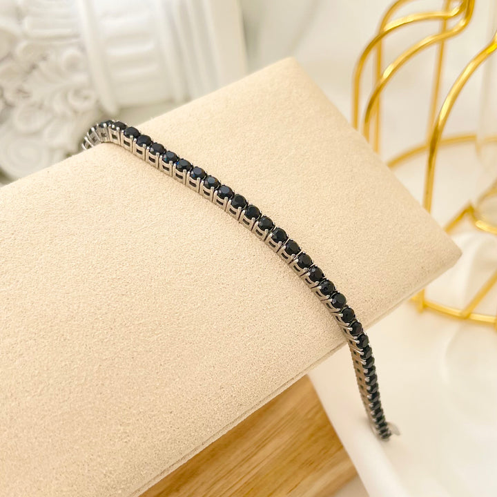 Steel Tennis Bracelet