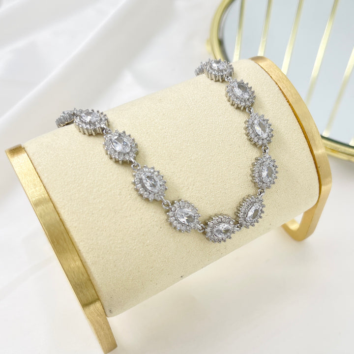 Steel Tennis Bracelet