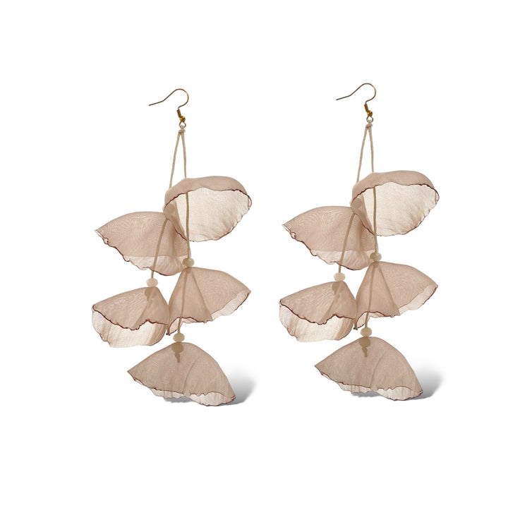 petals Flower-Fashion Steel Earrings