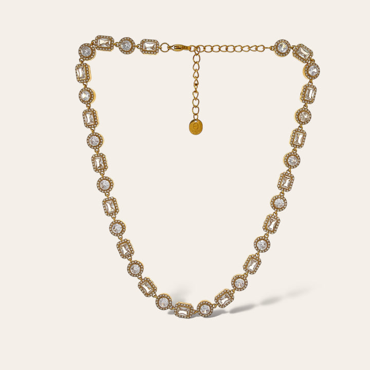 Tennis - Short Steel Necklace