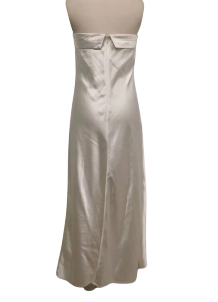 Women's Summer Elegant Satin Tube Strapless