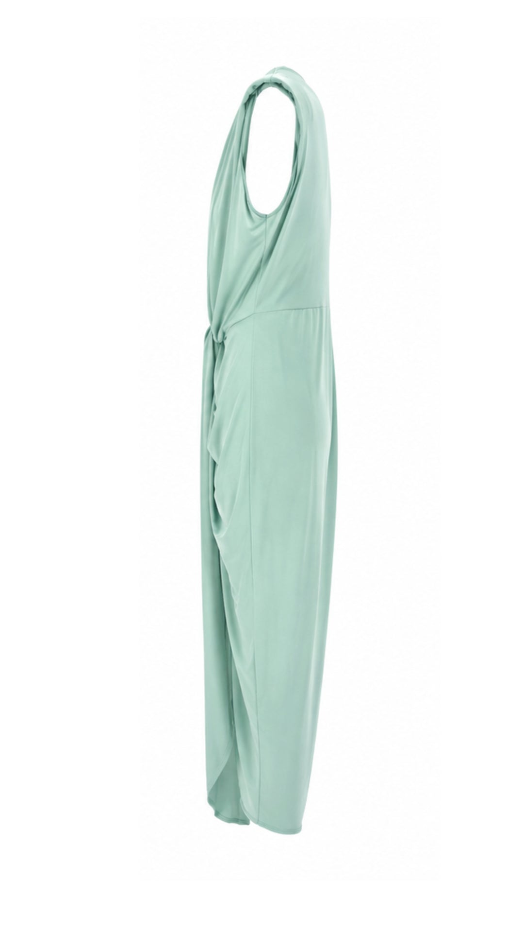 Celeste Mint Draped Maxi Dress