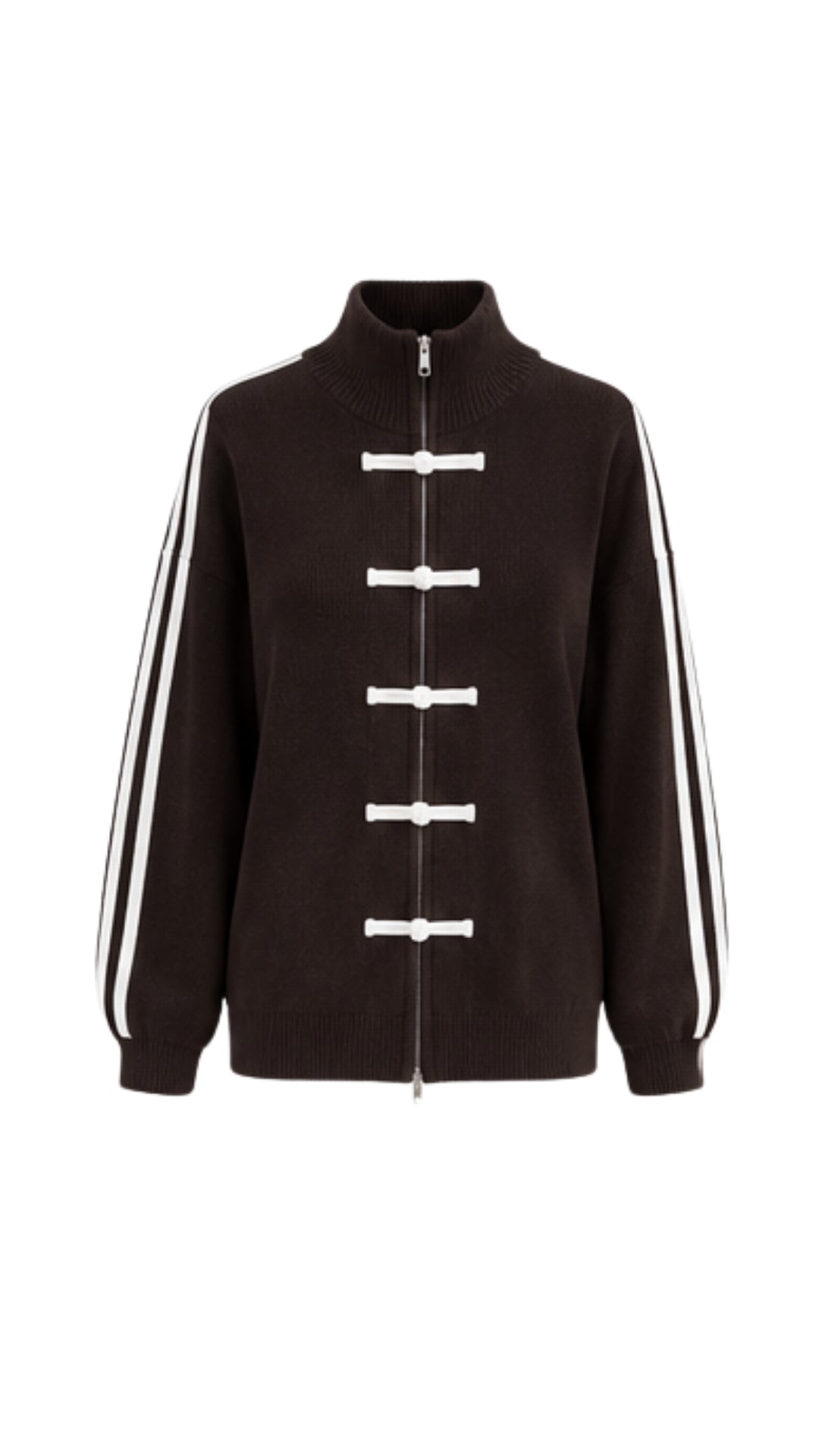 TOKYO Contrast Knit Set – Chocolate