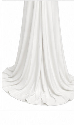 White Ruched Cut-Out Long Sleeve Maxi Dress