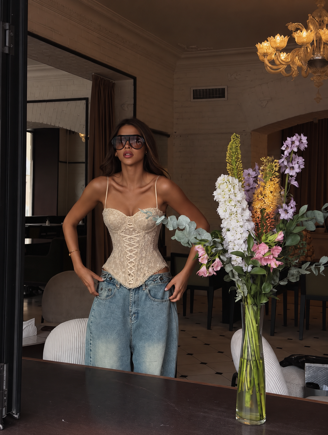 Women’s Lace Corset Top