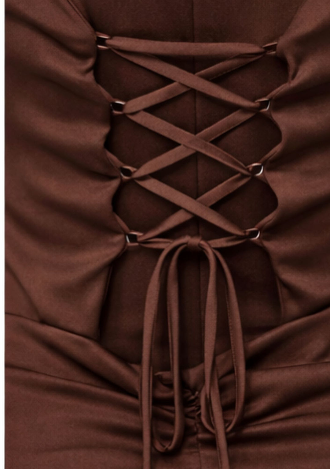 Mocha Sculpt Strapless Maxi Dress