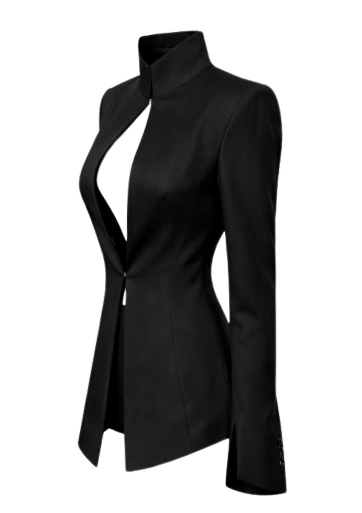 Sculpted Cut-Out Blazer