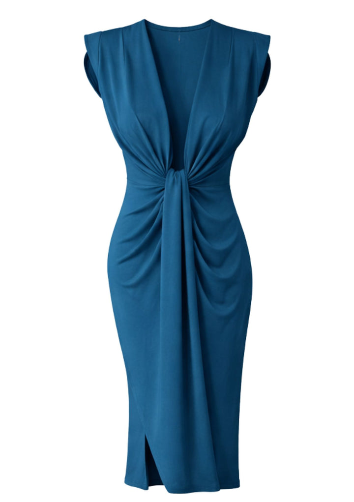 Aurélia Draped Midi Dress