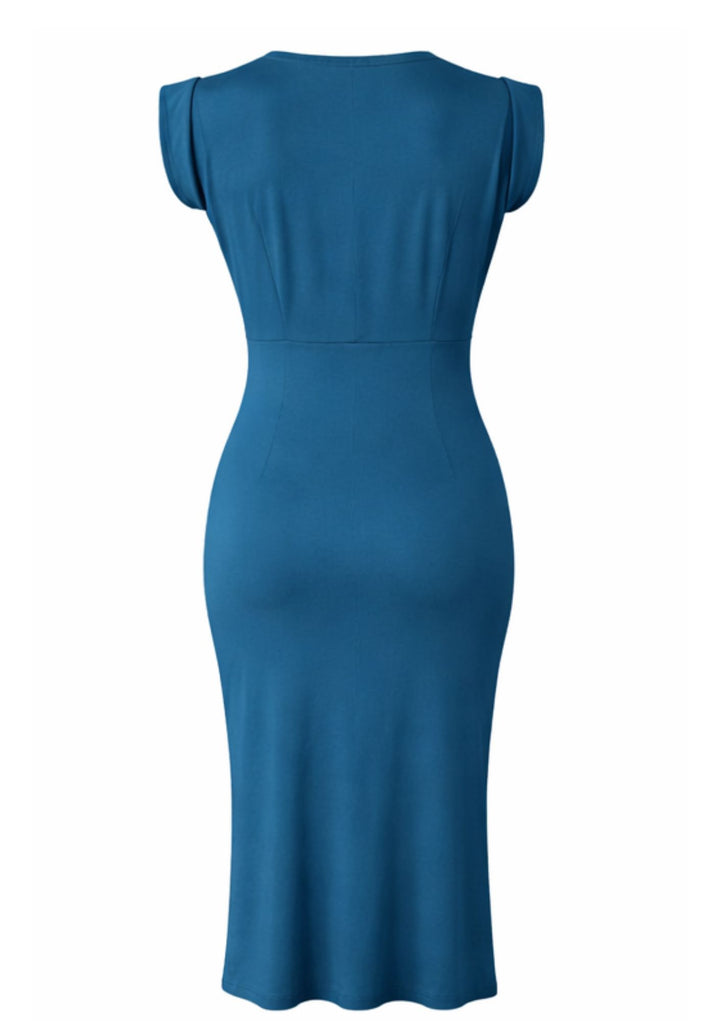 Aurélia Draped Midi Dress