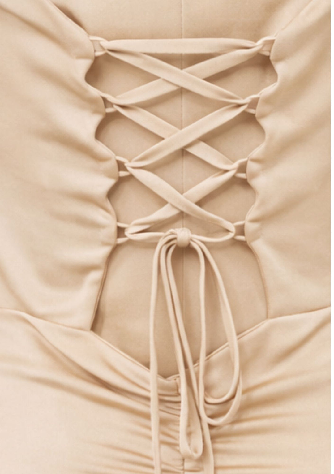 Mocha Sculpt Strapless Maxi Dress