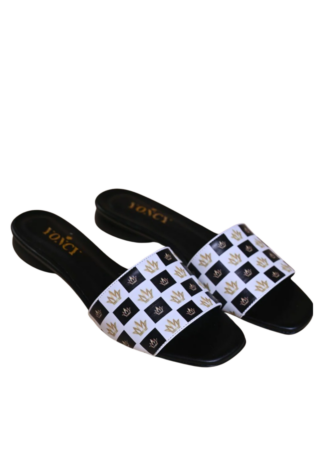 Monogram Crown sandals