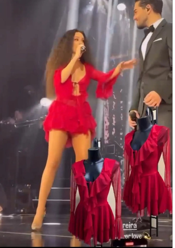 Butterfly RED dress