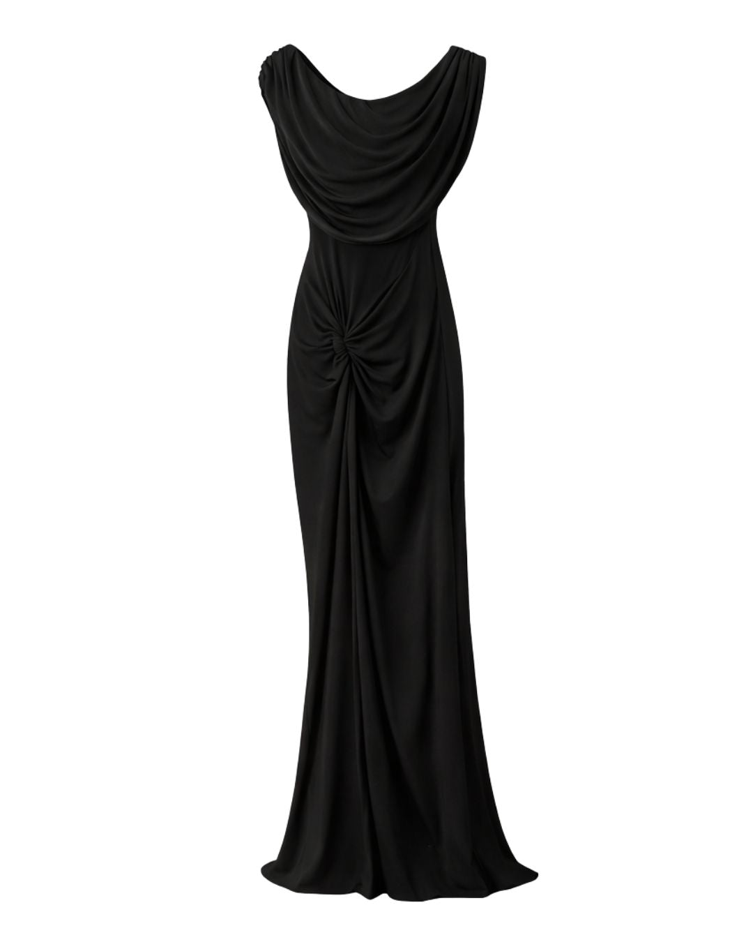 Sculpted Grace Gown