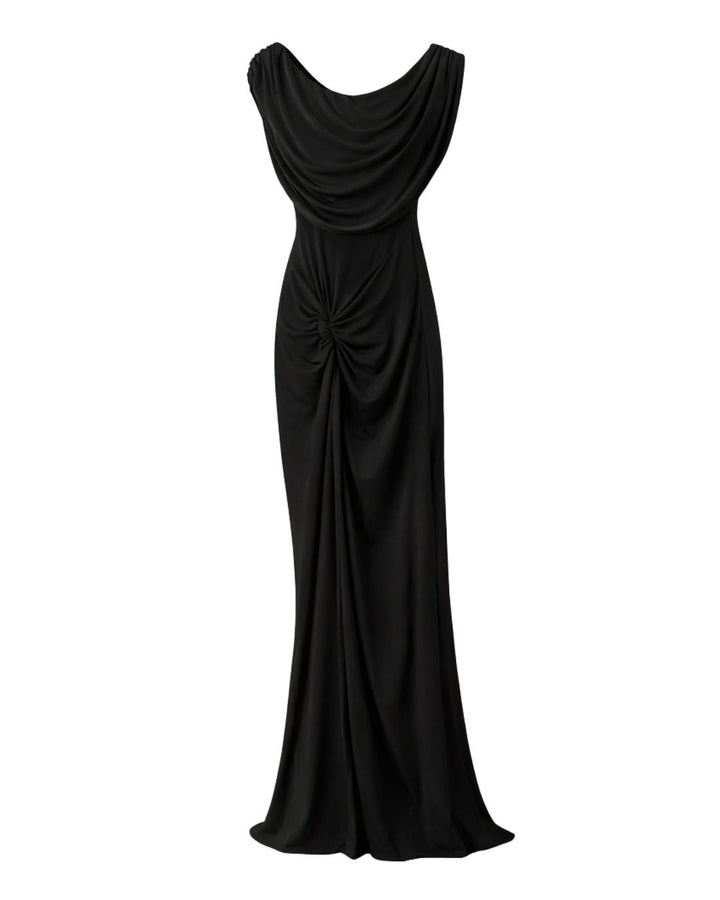 Sculpted Grace Gown