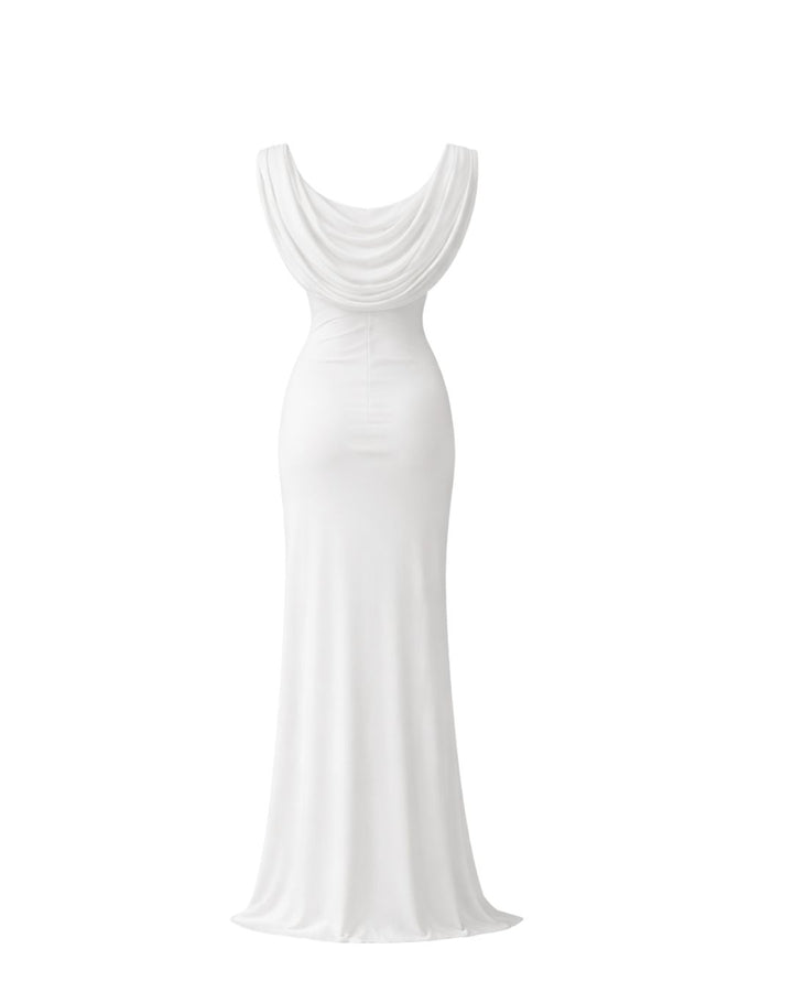 Sculpted Grace Gown
