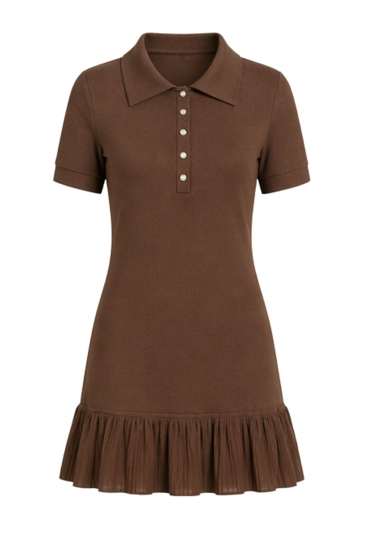 Soft Touch Polo Mini Dress