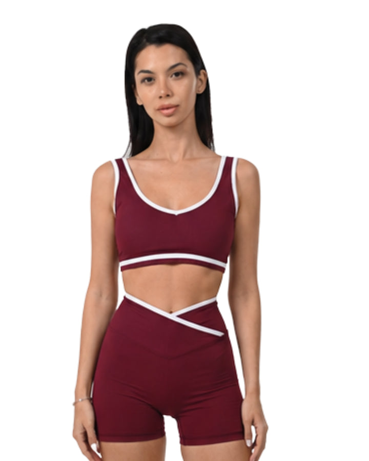 SoftMotion Biker Set – Burgundy