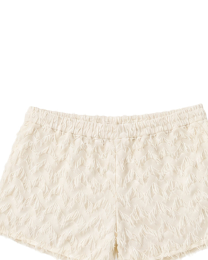 Ibiza Textured Co-Ord Set – Cream