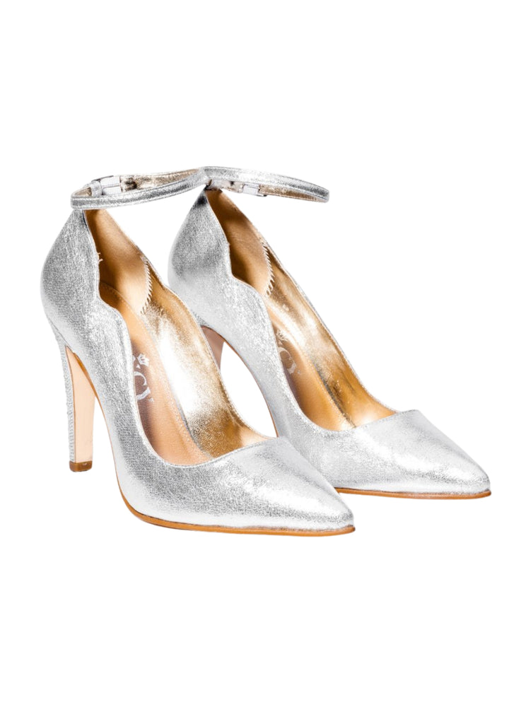 Yoncy Women's Formal Shoes Silver