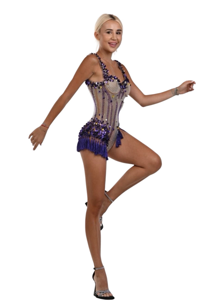 Artistic 'FUSION' dance jumpsuit