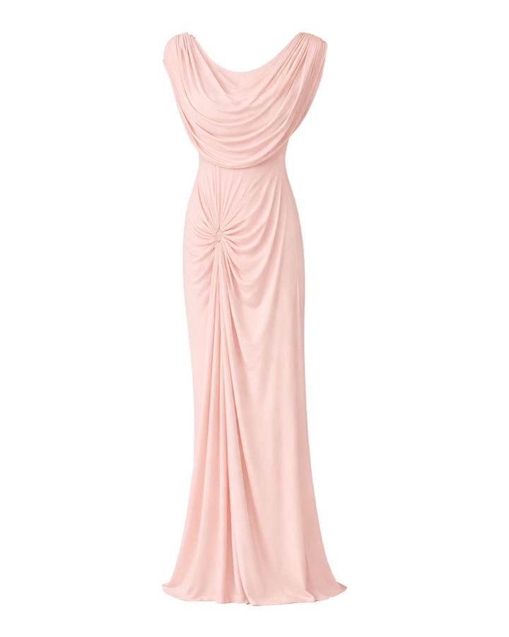 Sculpted Grace Gown