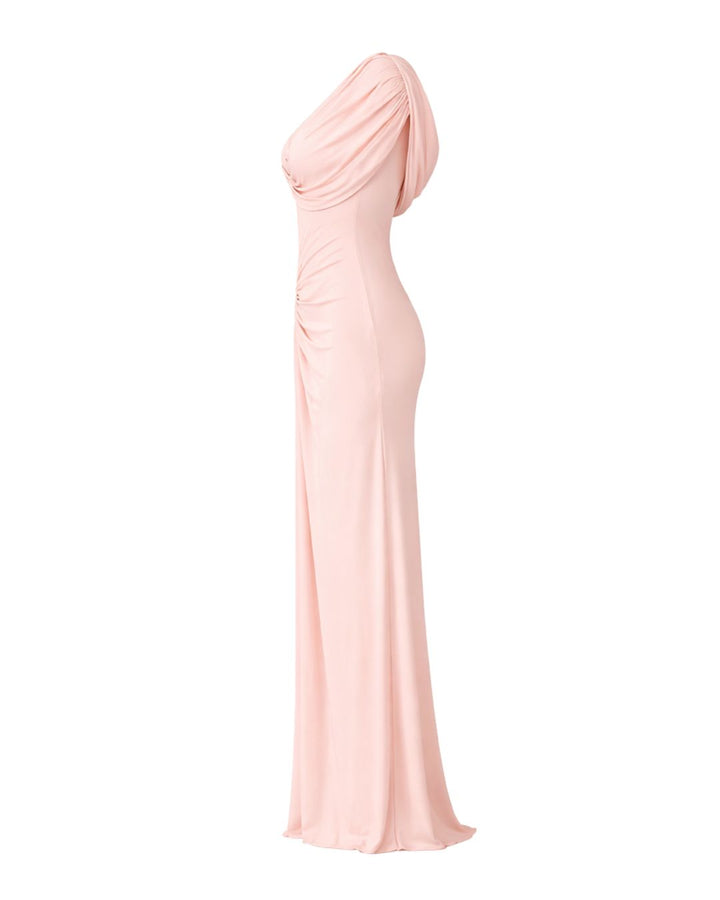 Sculpted Grace Gown