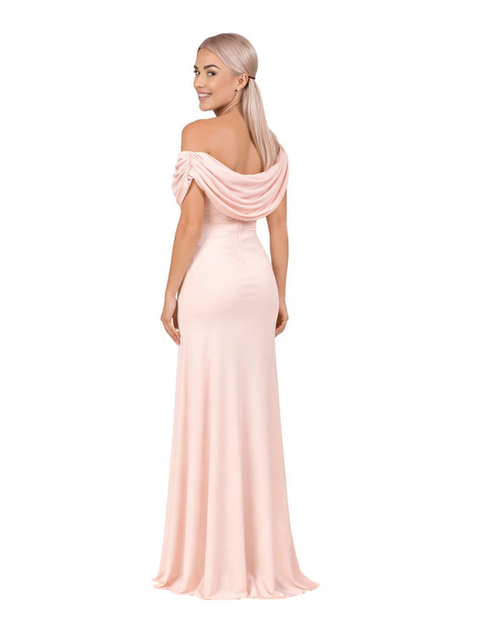 Sculpted Grace Gown