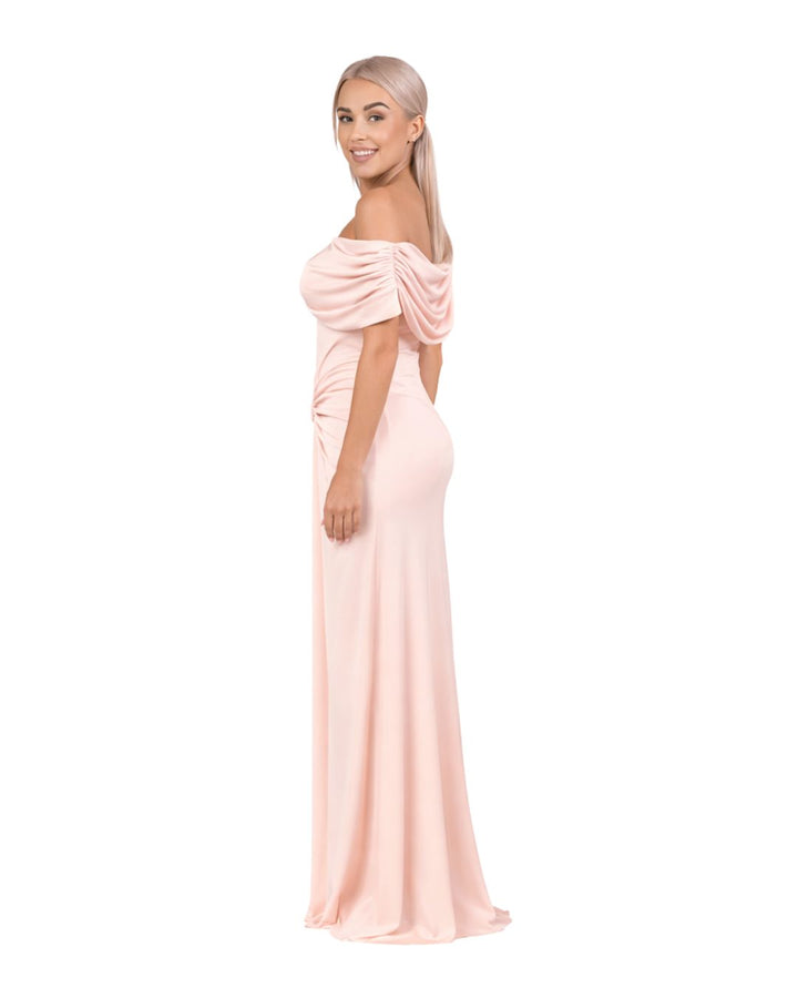 Sculpted Grace Gown