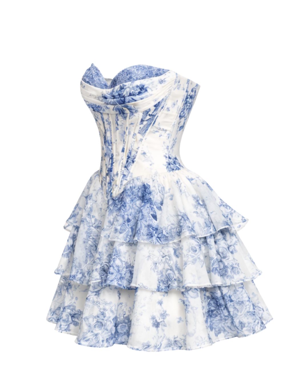 Toile de Fleur Mini Dress
