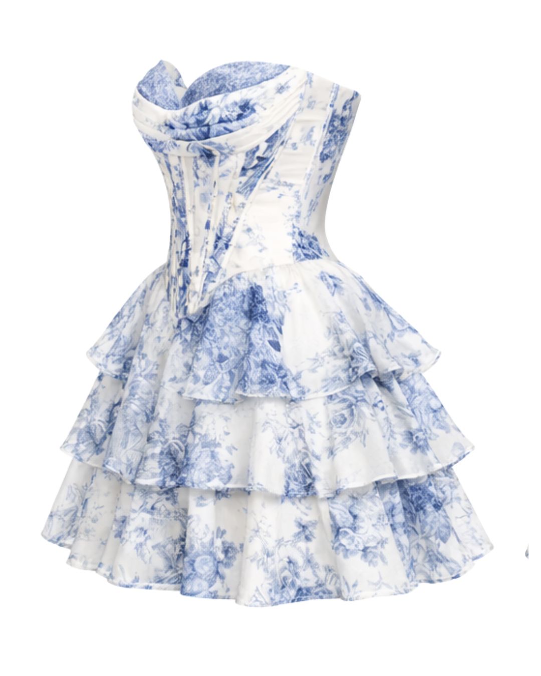 Toile de Fleur Mini Dress