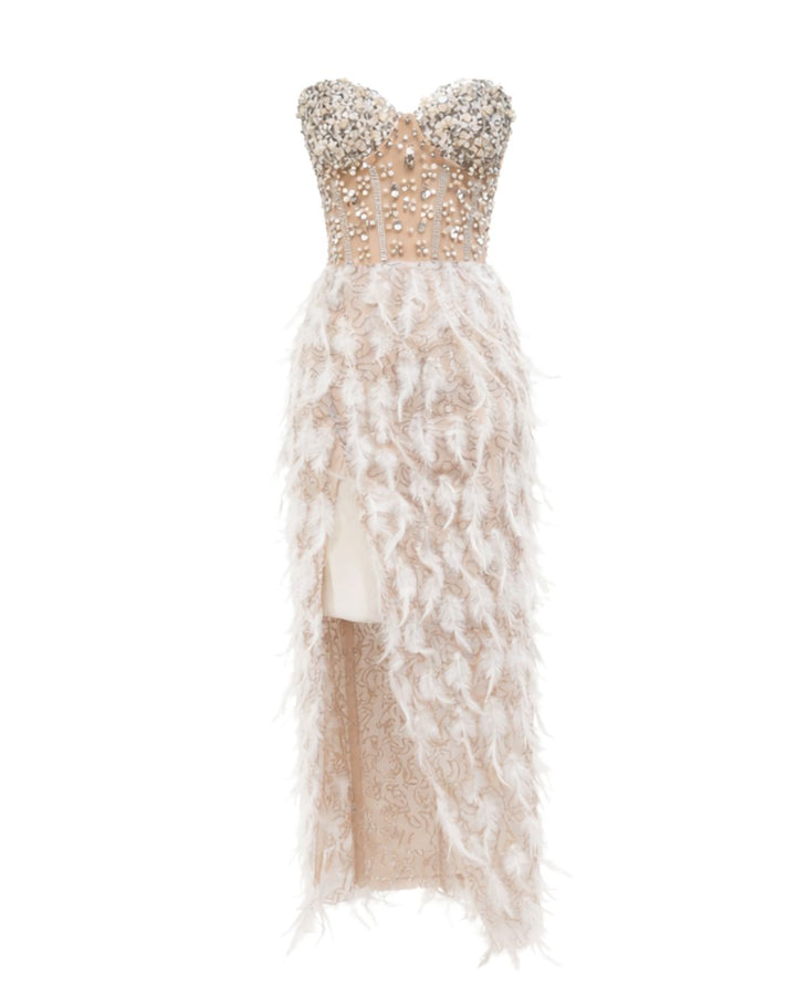 Seraphina Couture Feather Gown