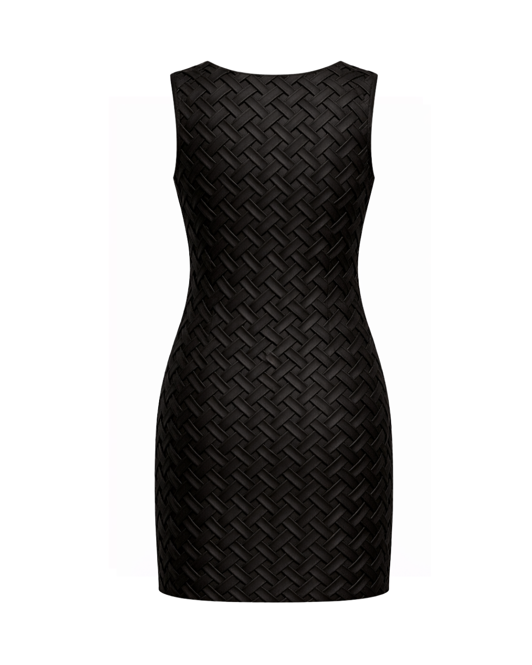 Luxe Basketweave Mini Dress