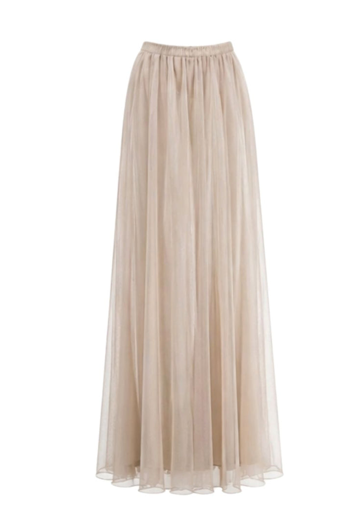 Halter Embellished Mesh Maxi Dress
