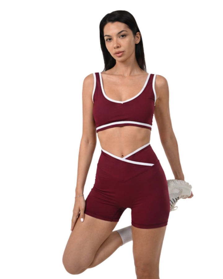 SoftMotion Biker Set – Burgundy