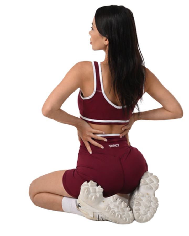 SoftMotion Biker Set – Burgundy