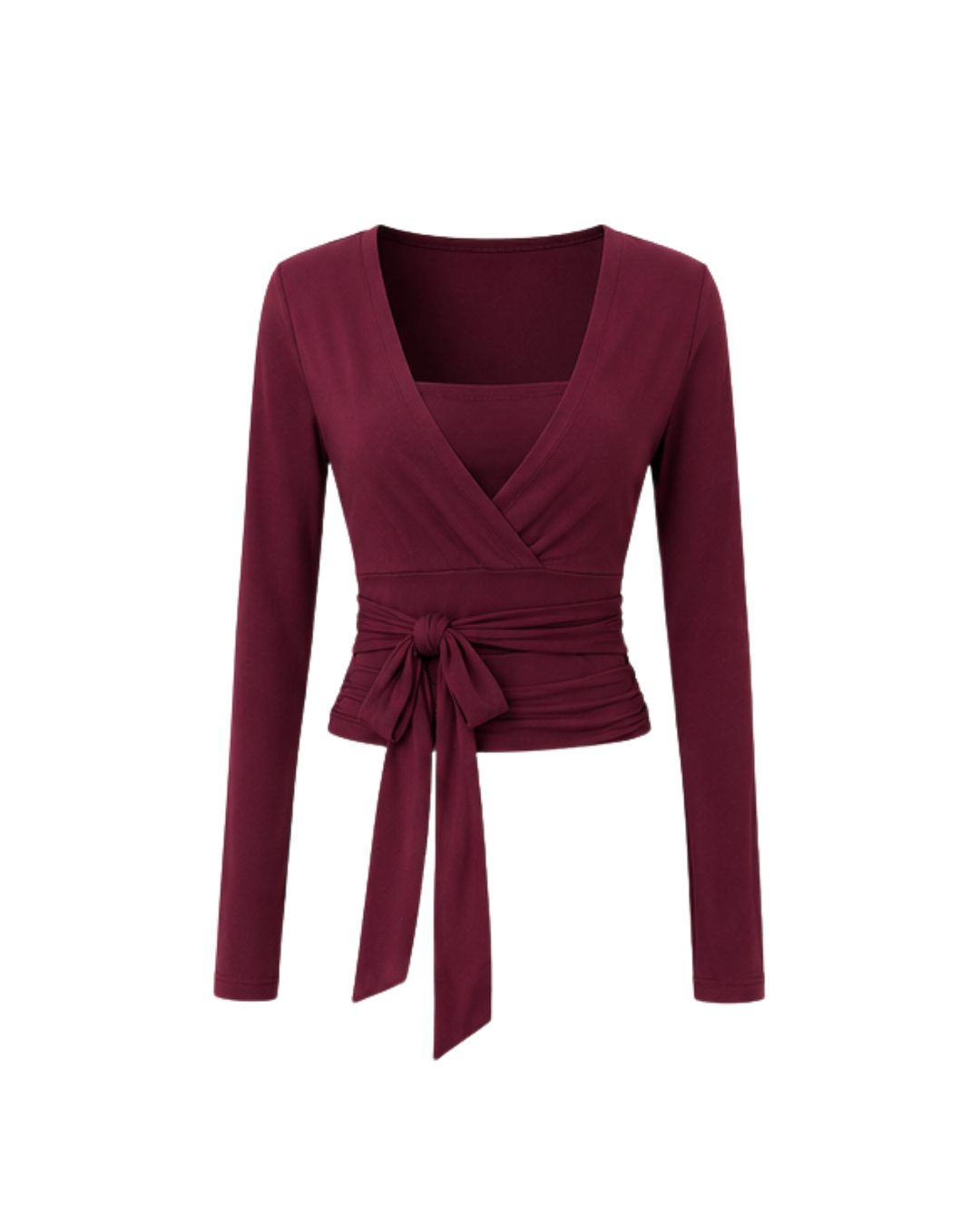 Burgundy Wrap Lounge Set