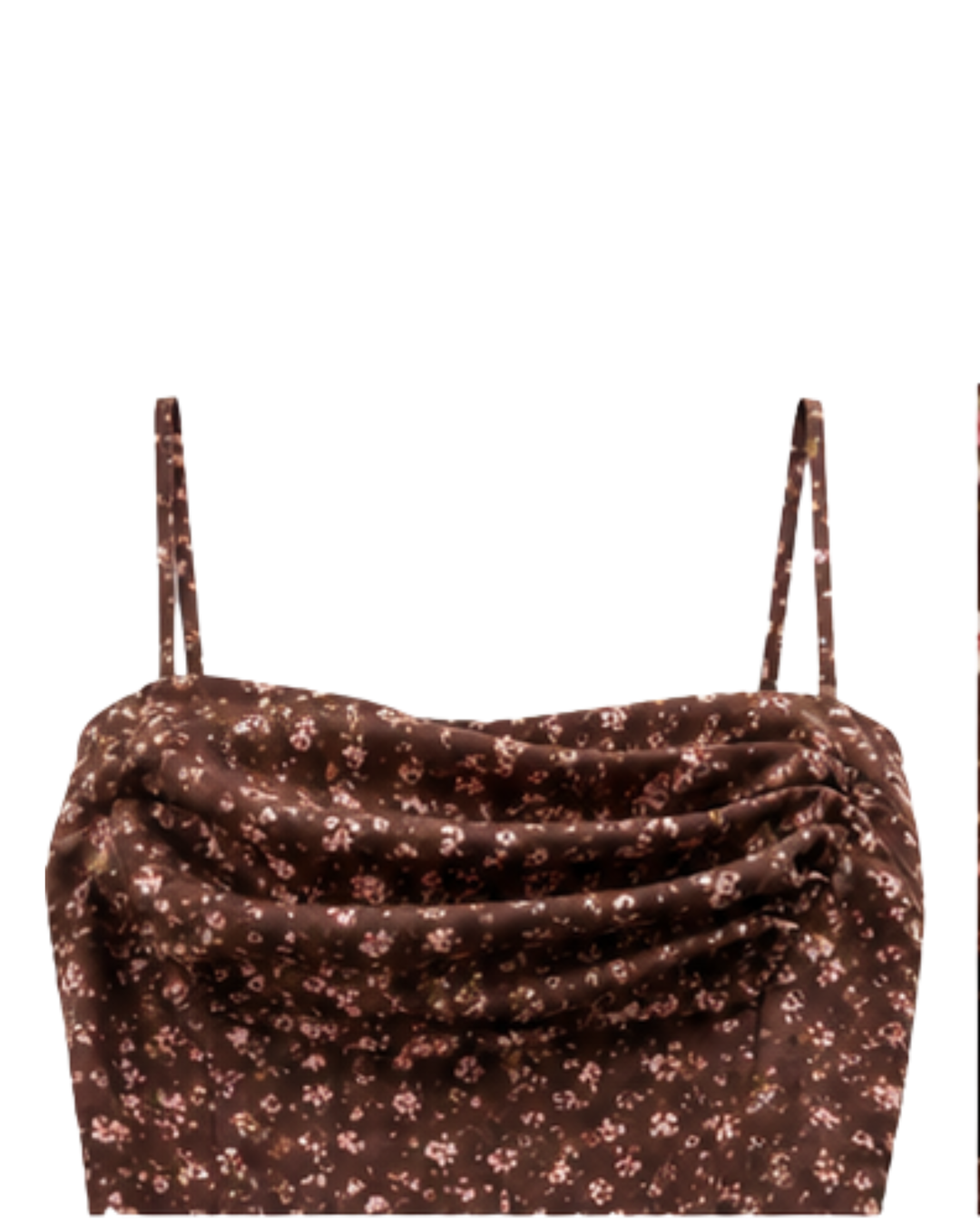 Muse Floral Maxi Dress – Brown