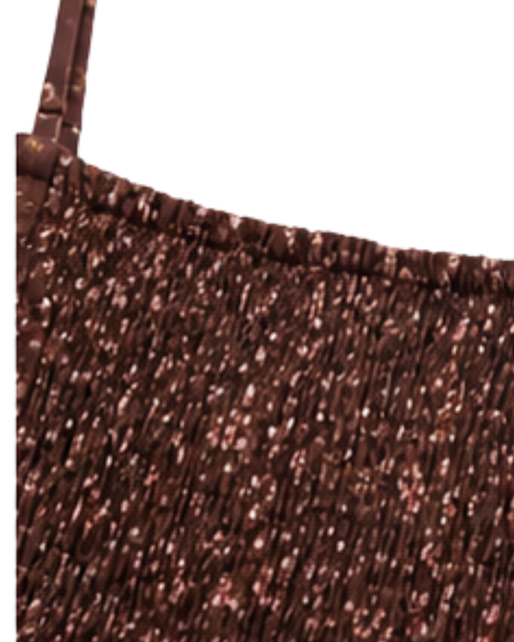 Muse Floral Maxi Dress – Brown