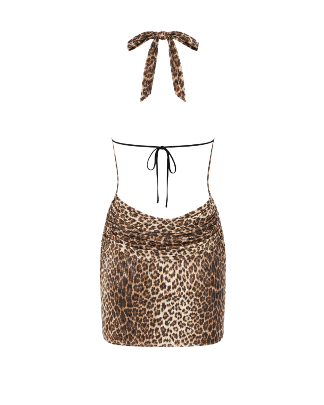 Elysia Leopard Sequin Mini Dress