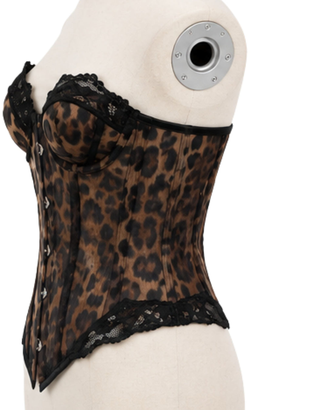 Leopard Lace Corset Top