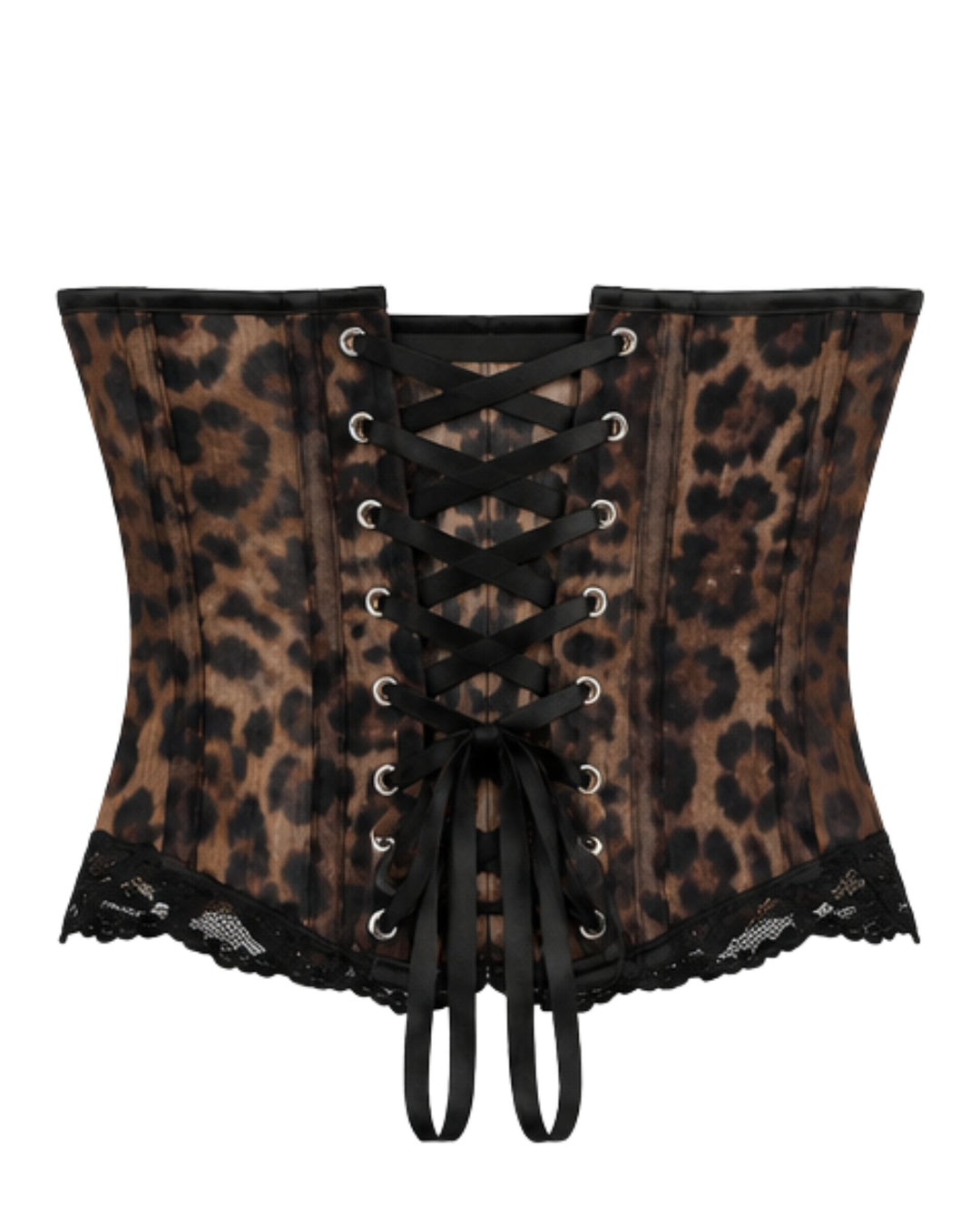 Leopard Lace Corset Top