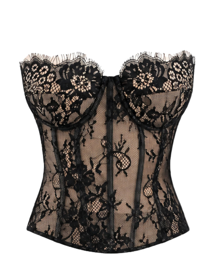 Midnight Lace Corset