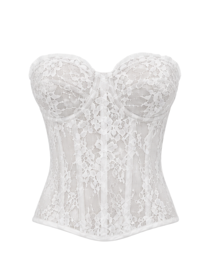 Étoile Lace Corset – Ivory White