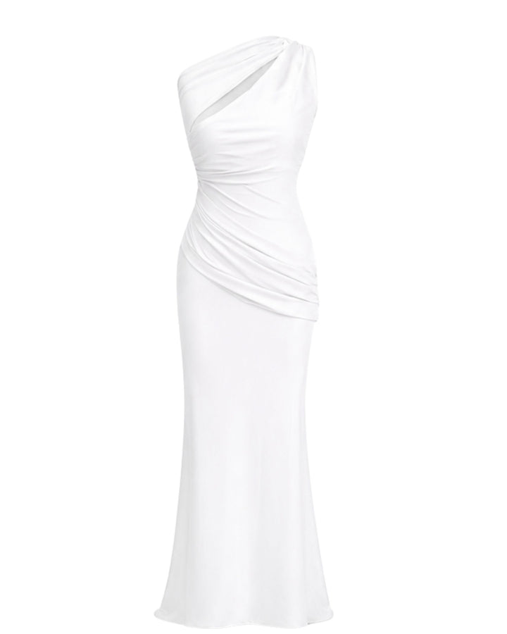 Isabella One-Shoulder in White